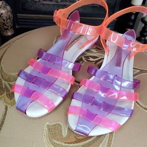 SOPHIA WEBSTER Multi Colored Jelly PVC Shoes
